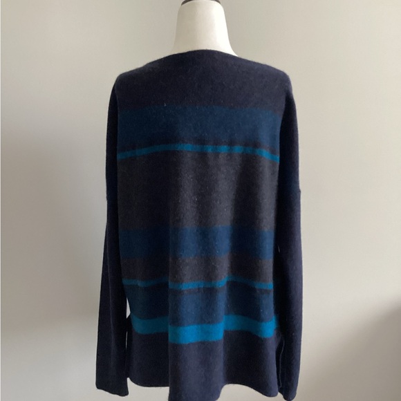 Vince Striped Wool/Cashmere Sweater, Size S - Picture 2 of 8